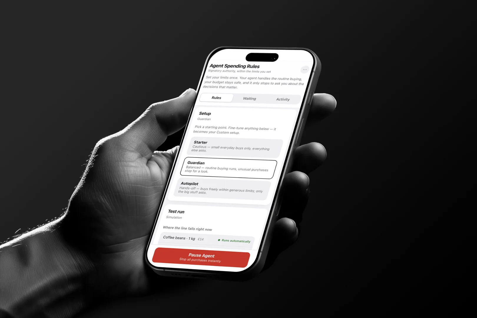 Agent Spending Rules Preview
